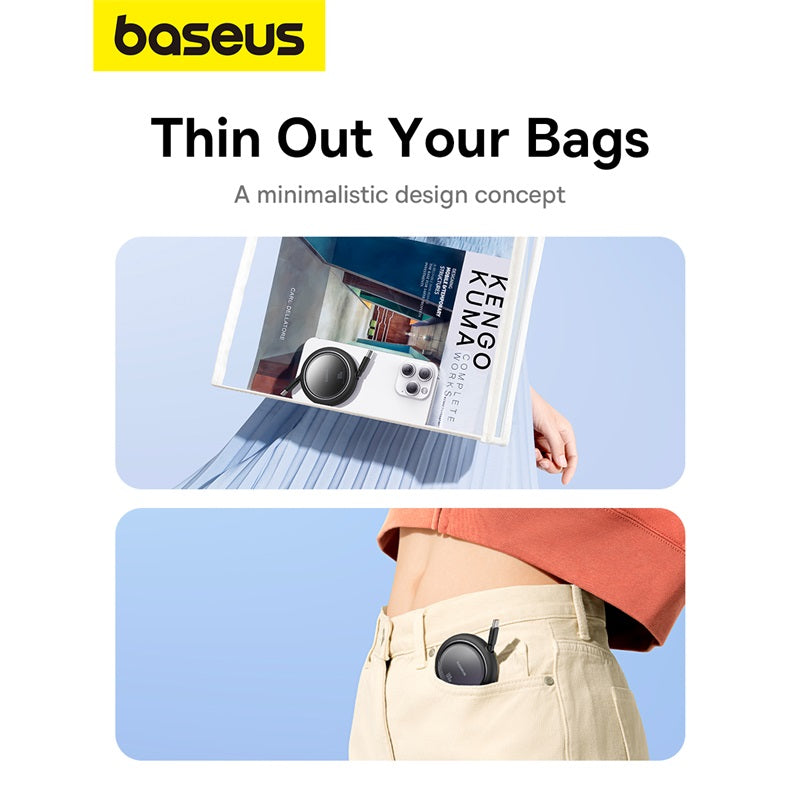 Baseus Free2Draw Mini Retractable Cable Type-C to Type-C 100W