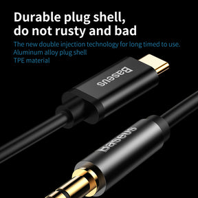 Baseus Yiven Type-C male To 3.5 male Audio Cable M01
