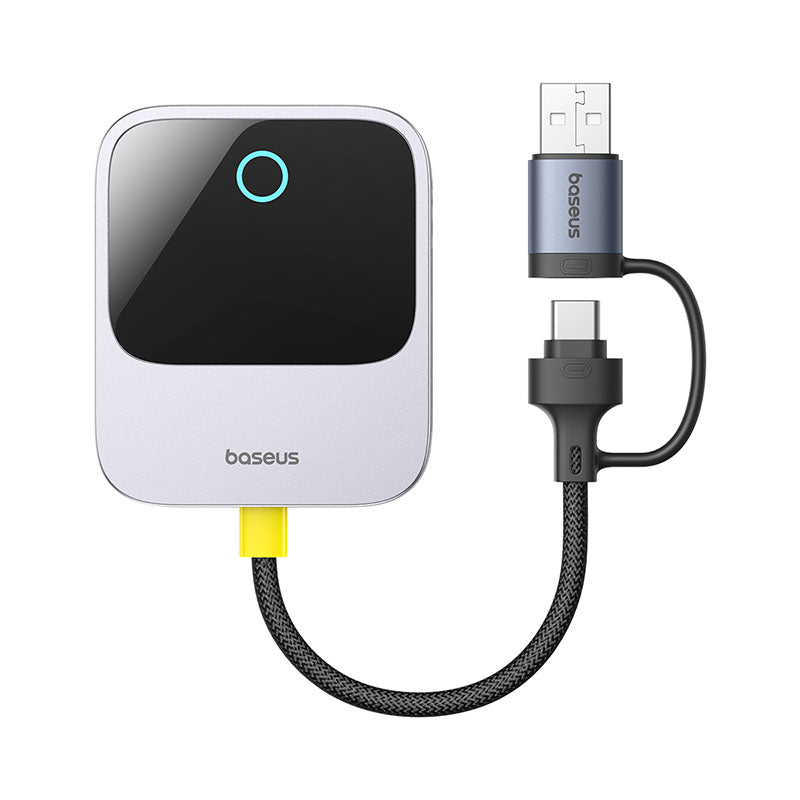 OS-Baseus SafeJourney Series Wireless CarPlay Adapter Space Grey