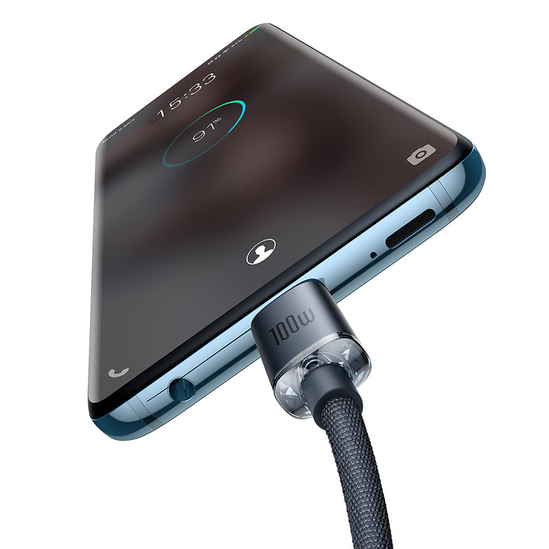Baseus Crystal Shine Fast Charging Cable Type-C to Type-C 100W