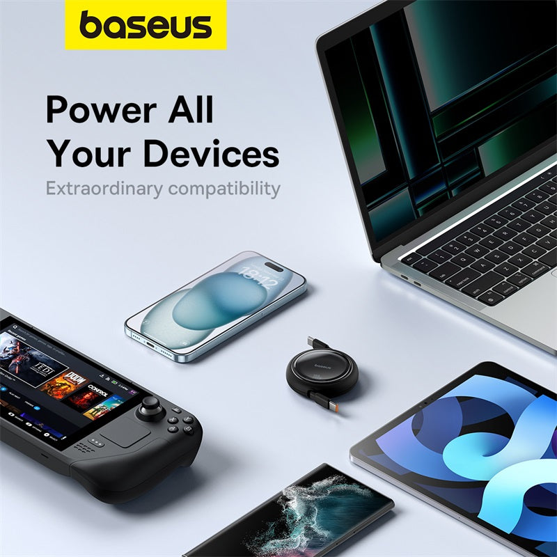 Baseus Free2Draw Mini Retractable Cable Type-C to Type-C 100W