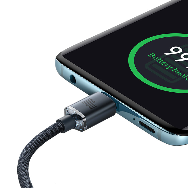 Baseus Crystal Shine Fast Charging Cable Type-C to Type-C 100W