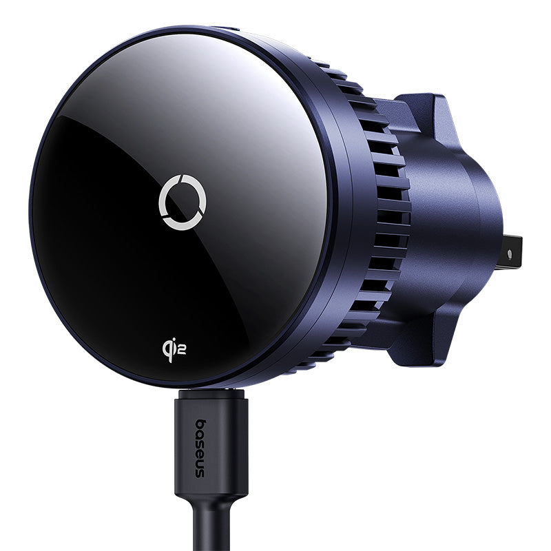 Baseus MagPro Series Magnetic Wireless Charging Car Mount Air Vent Version 15W Qi2.0 Cosmic Black