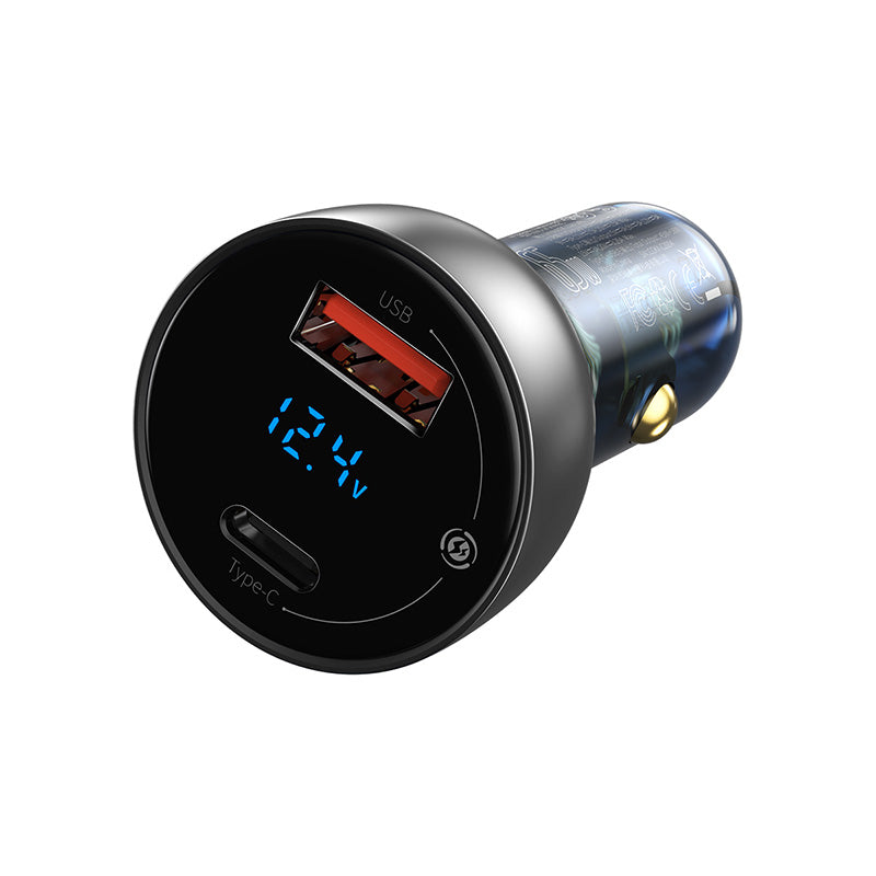Baseus Particular Digital Display QC+PPS Dual Quick Charger Car Charger 65W