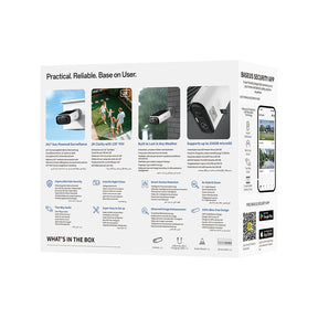 OS-Baseus Security S1 Lite Outdoor Camera 2K White