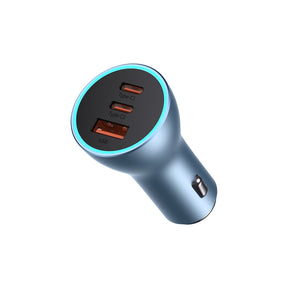 Baseus Golden Contactor Pro Triple Fast Charger Car Charger 65W U+C+C