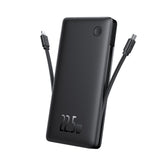 OS-Baseus Airpow Lite Power Bank 10000mAh 22.5W Dual-Cable Cosmic Black