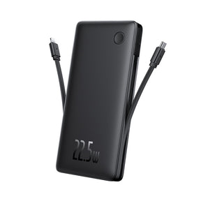 OS-Baseus Airpow Lite Power Bank 10000mAh 22.5W Dual-Cable Cosmic Black
