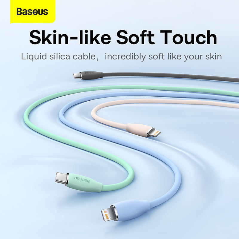 Baseus Jelly Liquid Silica Gel Fast Charging Data Cable Type-C to iP 20W 1.2m