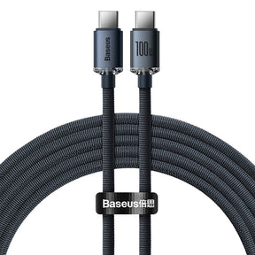 Baseus Crystal Shine Fast Charging Cable Type-C to Type-C 100W