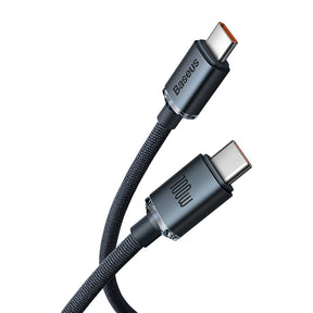 Baseus Crystal Shine Fast Charging Cable Type-C to Type-C 100W