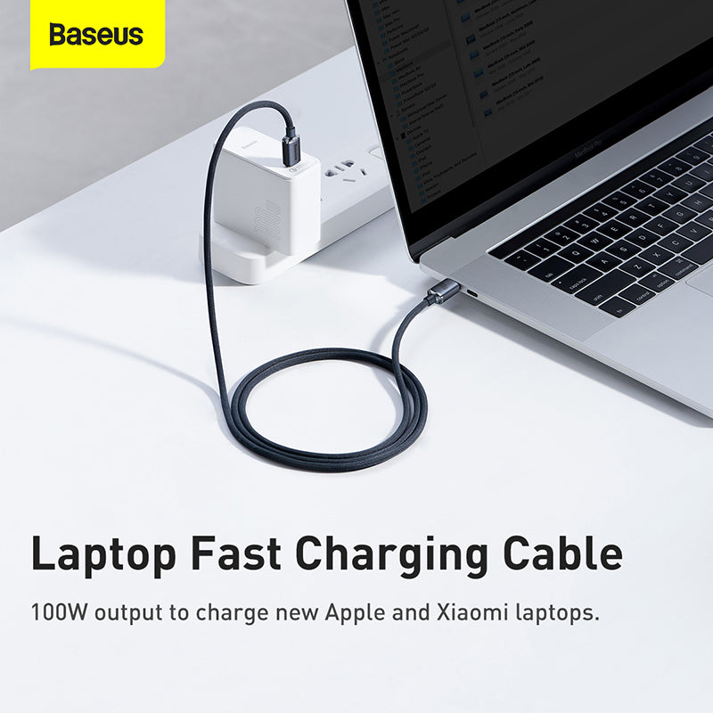 Baseus Crystal Shine Fast Charging Cable Type-C to Type-C 100W