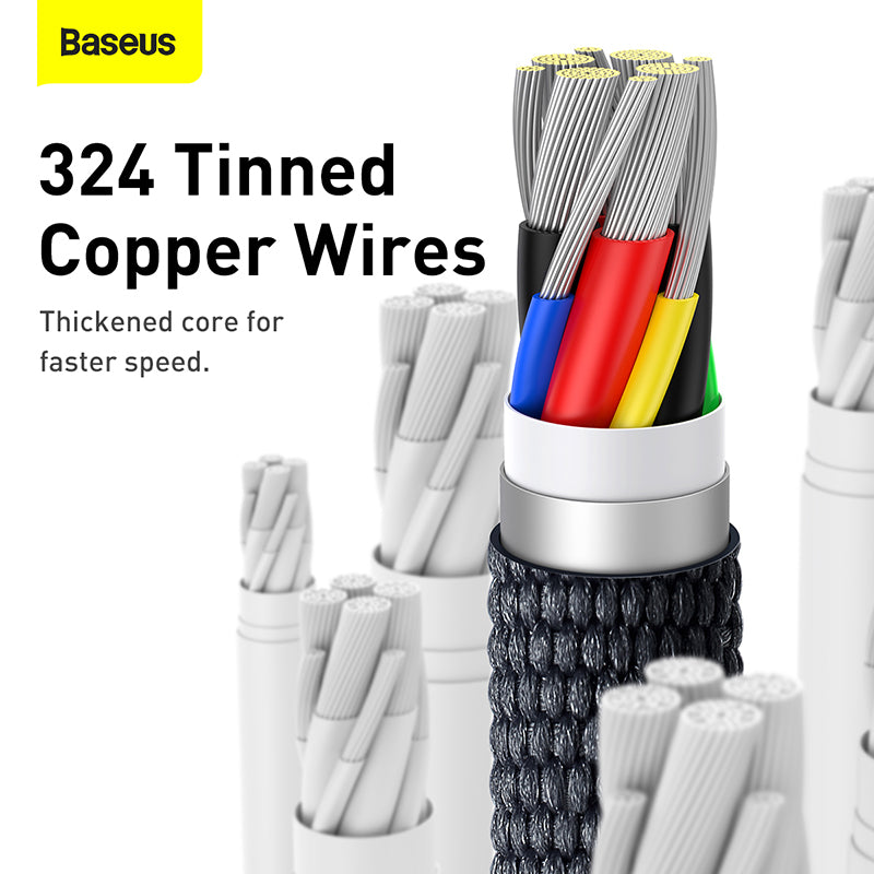 Baseus Crystal Shine Fast Charging Cable Type-C to Type-C 100W