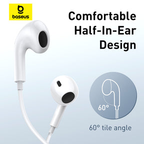 Baseus Encok CZ17 Semi-In-Ear Wired Earphones