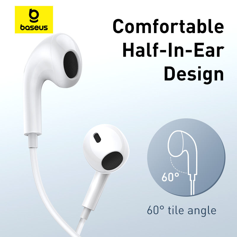 Baseus Encok CZ17 Semi-In-Ear Wired Earphones