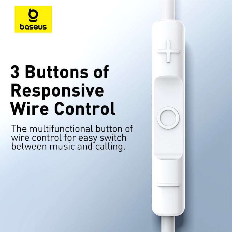 Baseus Encok CZ17 Semi-In-Ear Wired Earphones