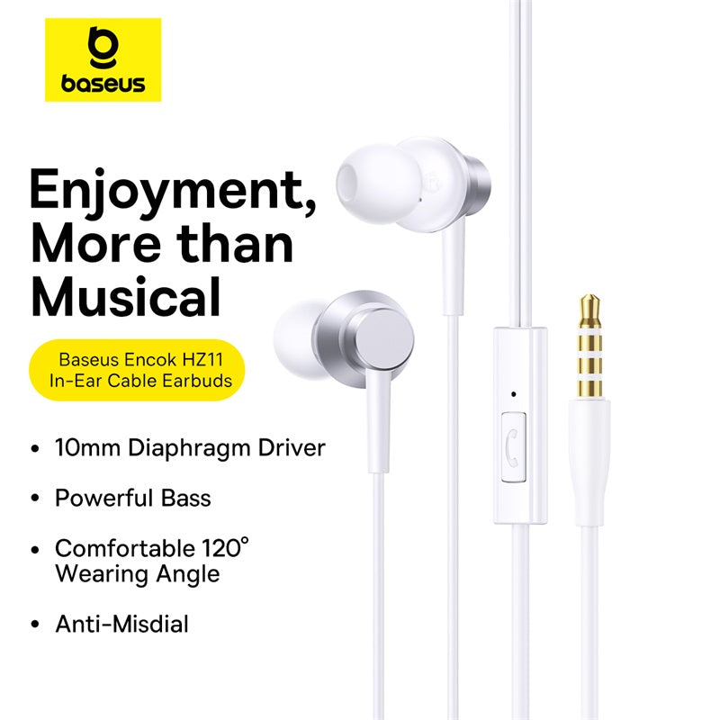 Baseus Encok HZ11 Wired Earphones