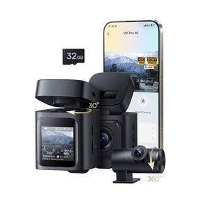 Baseus PrimeTrip VD1 Pro Dash Cam Lithium Battery 4K+1080p