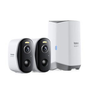 Baseus Security N1 Plus Outdoor Camera 2K  2-Cam Kit White