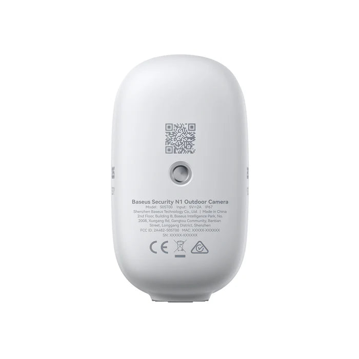 Baseus Security N1 Plus Outdoor Camera 2K  2-Cam Kit White