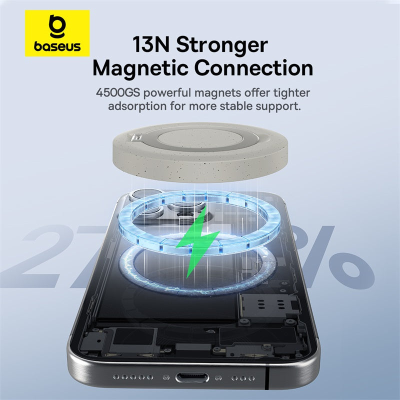 Baseus Simple Mini4 Qi2 Magnetic Wireless Charger 15W