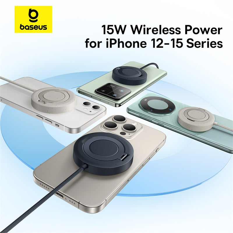 Baseus Simple Mini4 Qi2 Magnetic Wireless Charger 15W