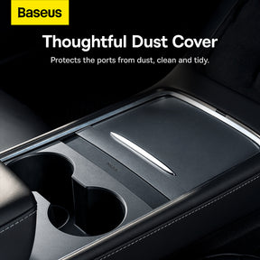 Baseus T-Space Series HUB for Tesla Cars (With a retractable 45W type-C cable)