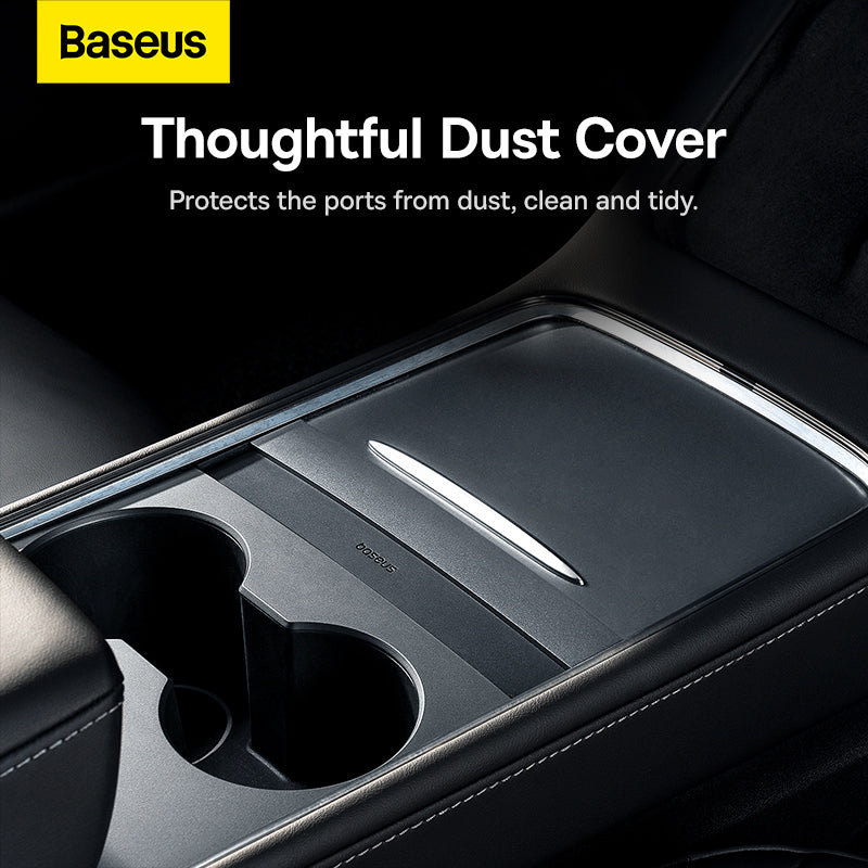 Baseus T-Space Series HUB for Tesla Cars (With a retractable 45W type-C cable)