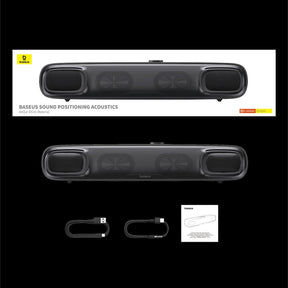 Baseus AeQur DS10 Mini Soundbar-Cluster Black