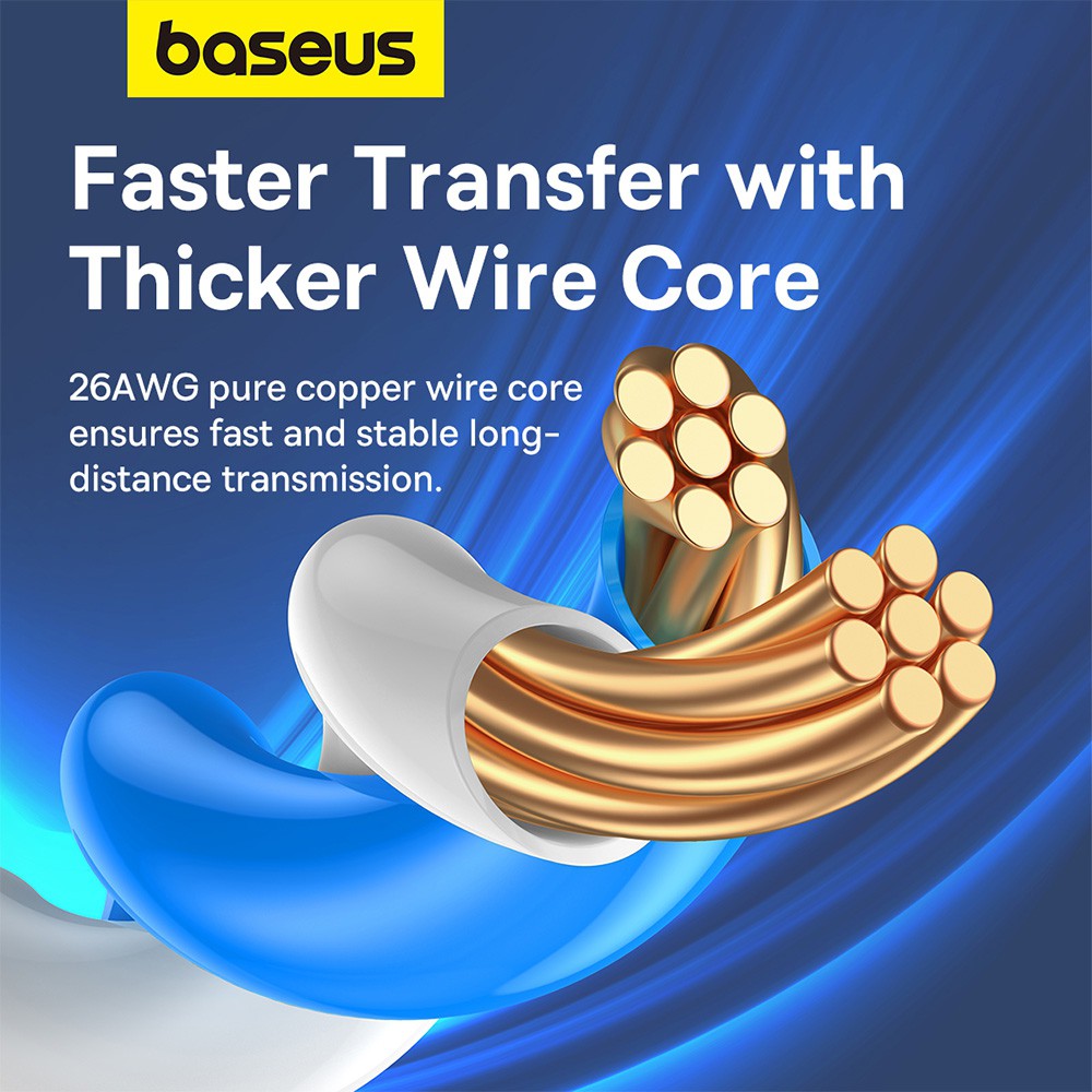 Baseus High Speed CAT6 Gigabit Ethernet Cable 0.5/1/23/5M-Galaxy Blue