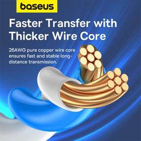 Baseus High Speed CAT6 Gigabit Ethernet Cable 0.5/1/23/5M-Galaxy Blue