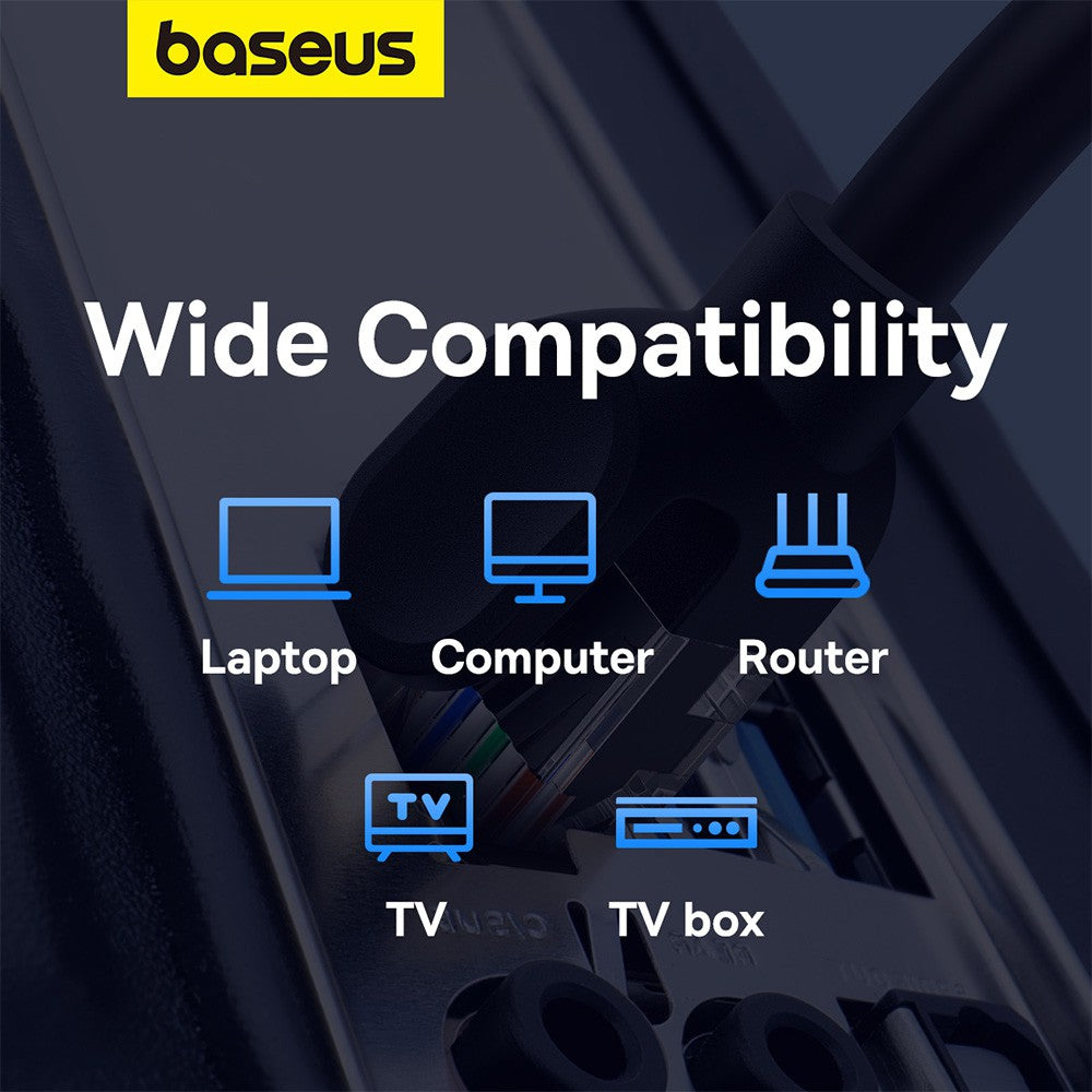 Baseus High Speed CAT6 Gigabit Ethernet Cable 0.5/1/23/5M-Galaxy Blue
