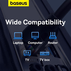 Baseus High Speed CAT6 Gigabit Ethernet Cable 0.5/1/23/5M-Galaxy Blue