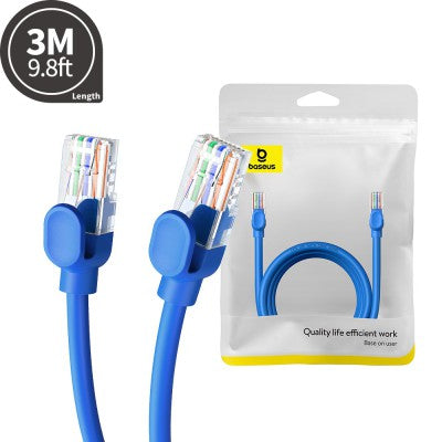 Baseus High Speed CAT6 Gigabit Ethernet Cable 0.5/1/23/5M-Galaxy Blue