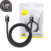 Baseus High Definition Series DP 8K to DP 8K Adapter Cable 1.5/2/3/5M-Cluster Black