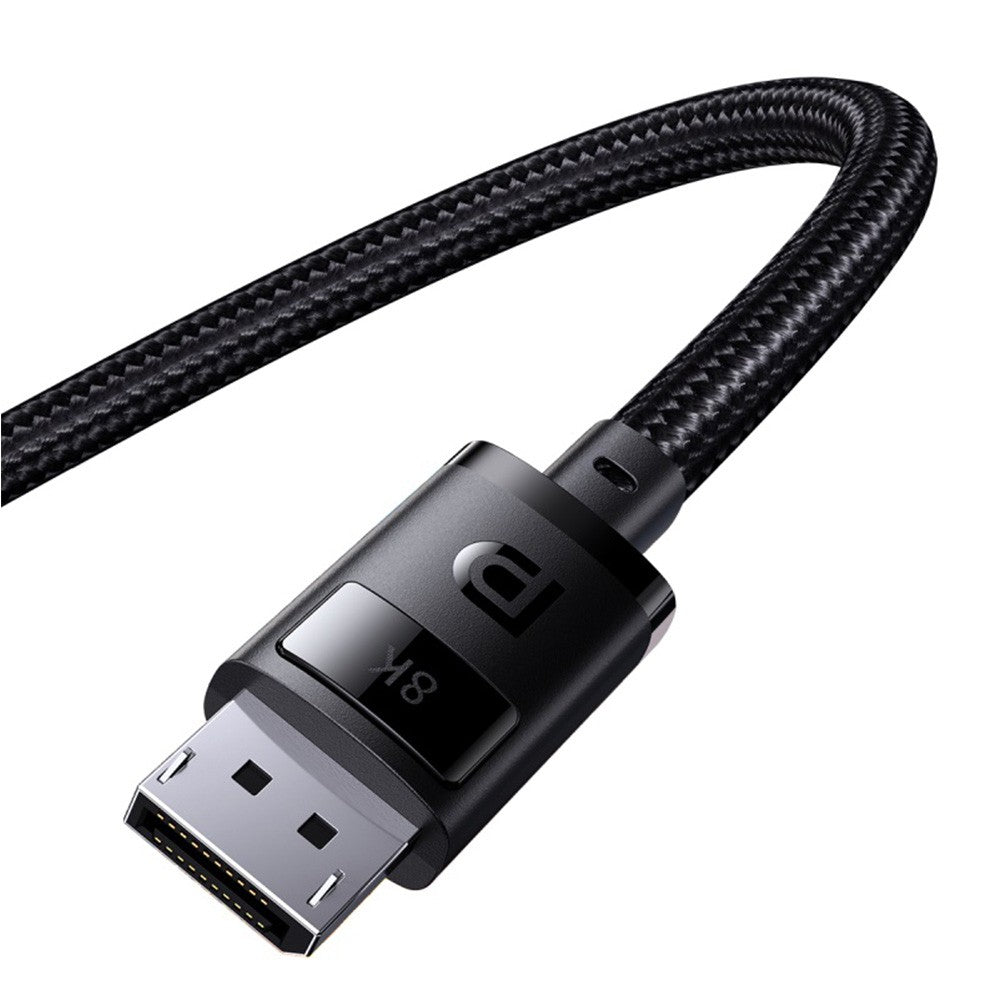 Baseus High Definition Series DP 8K to DP 8K Adapter Cable 1.5/2/3/5M-Cluster Black