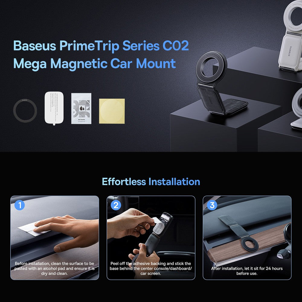 Baseus PrimeTrip Series C02 Mega Magnetic Car Mount Stick-on Version