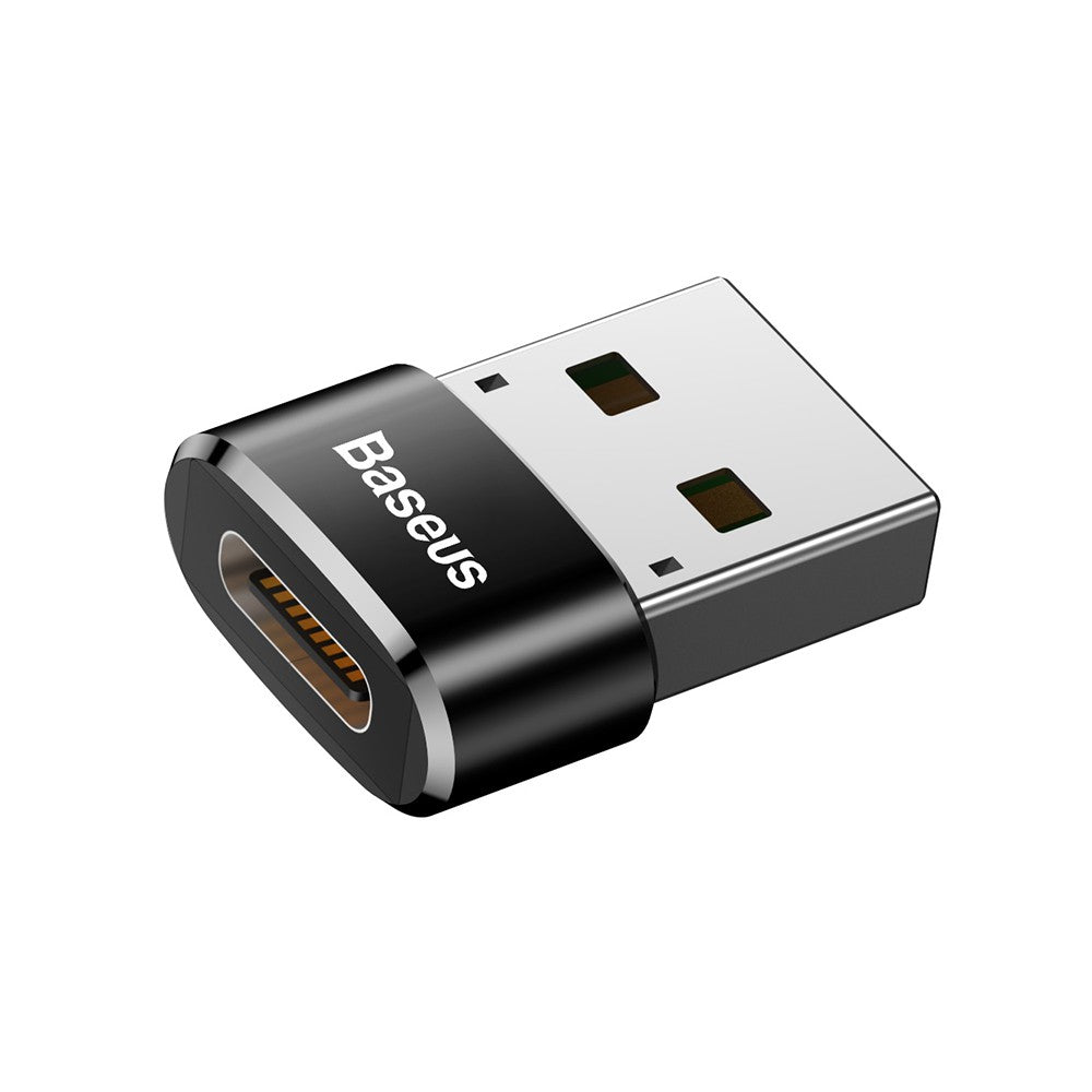 Baseus Mini Type-C Female to USB Male Adapter Converter Black