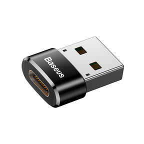 Baseus Mini Type-C Female to USB Male Adapter Converter Black