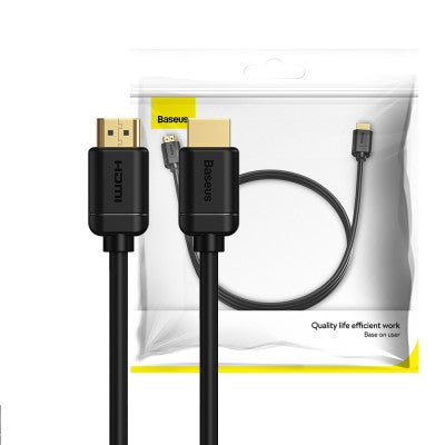 Baseus HDMI 2.0 cable 4K 60 Hz 3D HDR 18 Gbps CAKGQ-E01 8M-Black