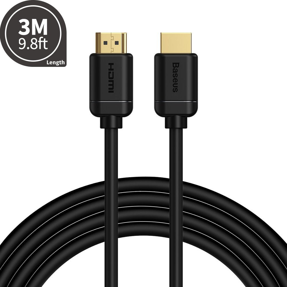 Baseus HDMI 2.0 cable 4K 60 Hz 3D HDR 18 Gbps CAKGQ-A01 1/3/5M-Black