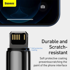 Baseus Tungsten Gold Fast Charging Data Cable USB to iP 2.4A 1/2m