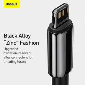 Baseus Tungsten Gold Fast Charging Data Cable USB to iP 2.4A 1/2m