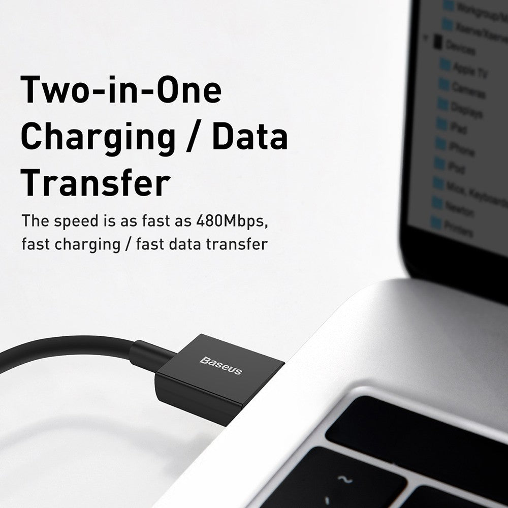 Baseus Superior Series Fast Charging Data Cable USB to iP 2.4A 0.25/1/1.5/2m