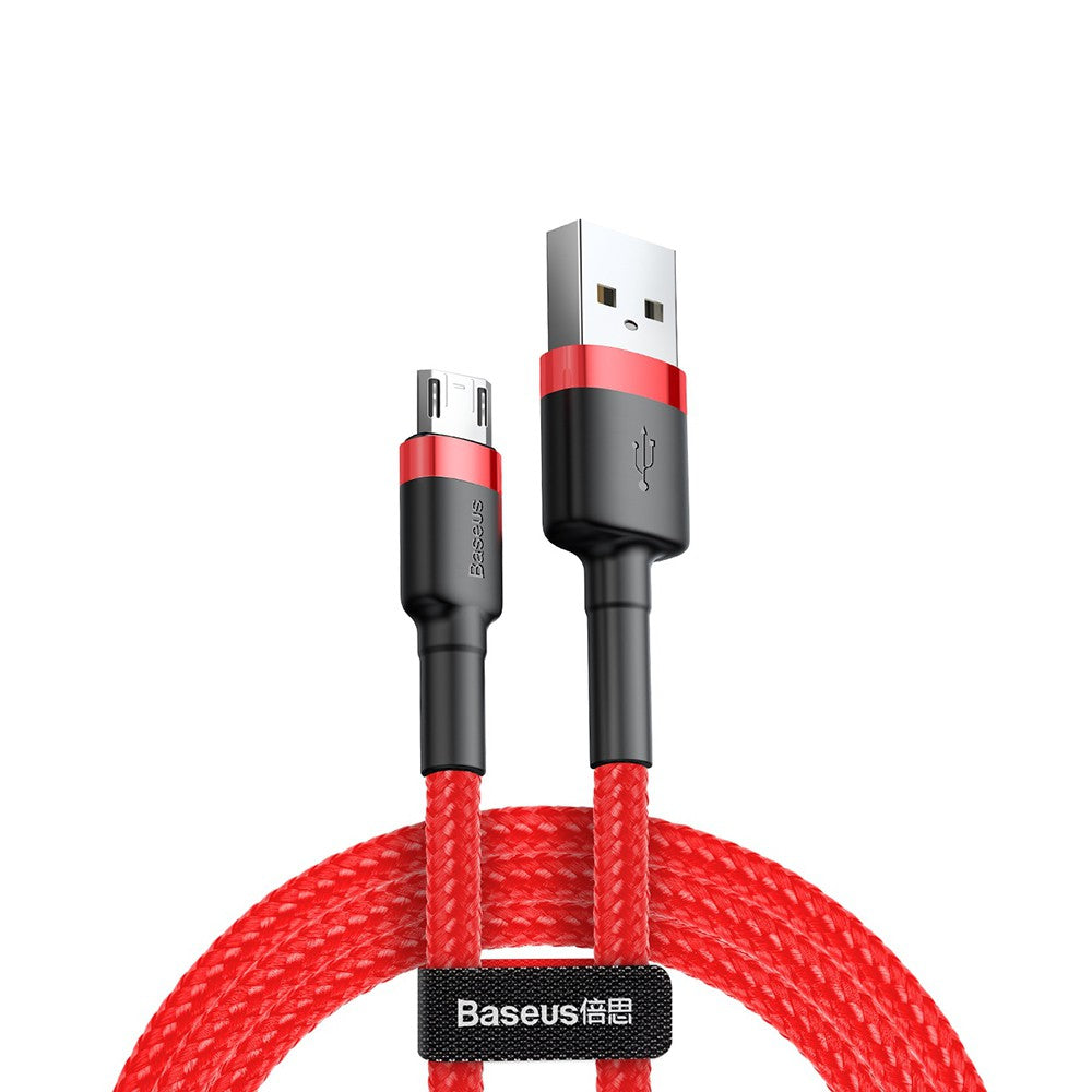 Baseus Cafule Double Side Insertion Micro USB Charging Cable 1.5/2.4A-1/2m