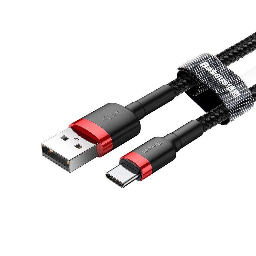 Baseus Cafule Fast Charge USB Data Charging Cable USB to Type-C 3A 0.5M