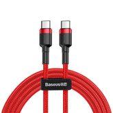 Baseus Cafule PD2.0 60W Flash Charging Type-C to Type-C Cable (20V 3A) 1/2m Compatible for iPhone 15 Series