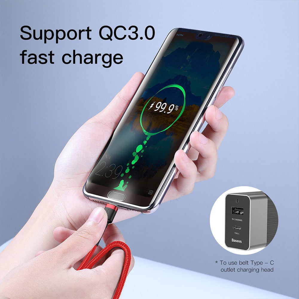 Baseus Cafule PD2.0 60W Flash Charging Type-C to Type-C Cable (20V 3A) 1/2m Compatible for iPhone 15 Series