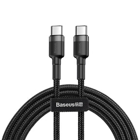 Baseus Cafule PD2.0 60W Flash Charging Type-C to Type-C Cable (20V 3A) 1/2m Compatible for iPhone 15 Series