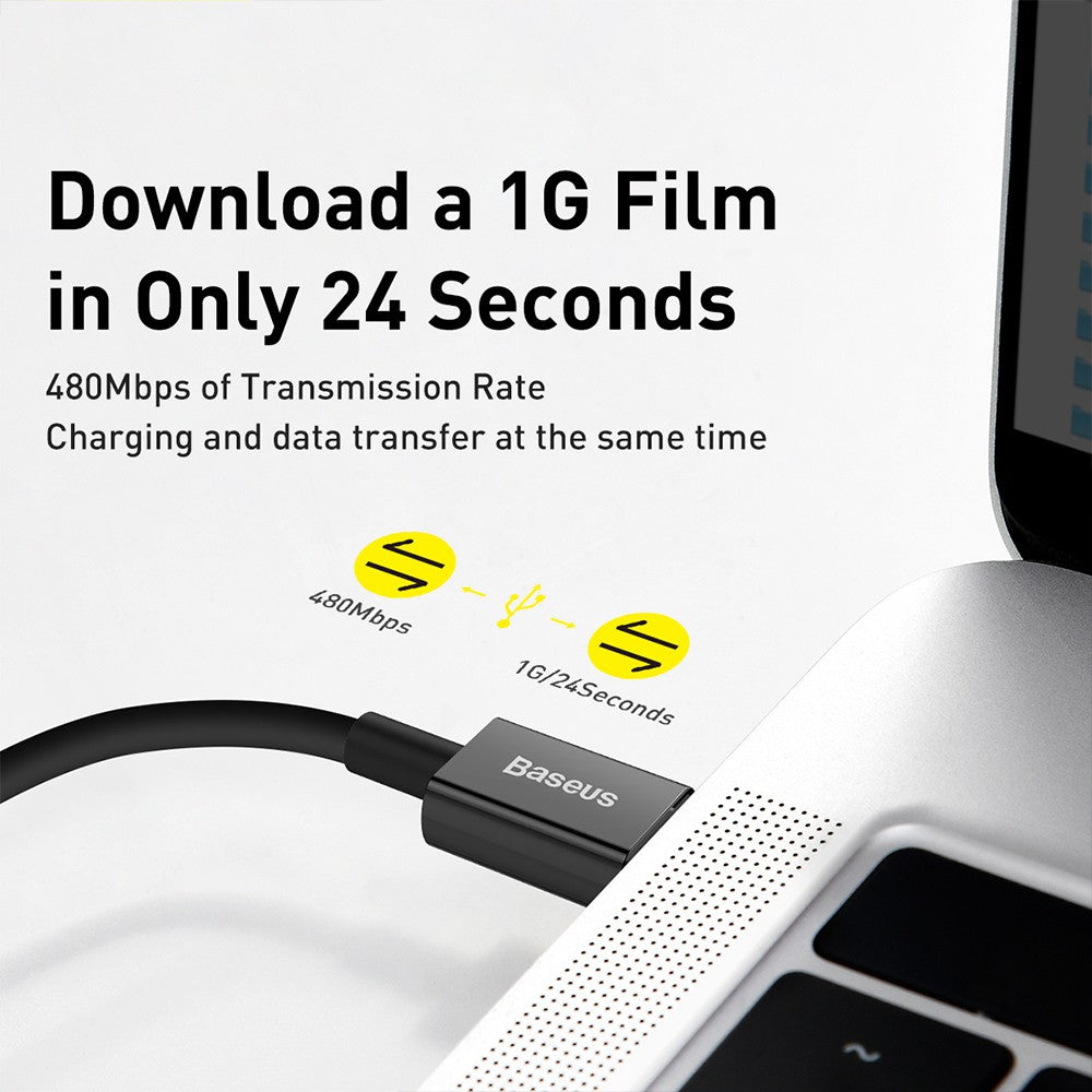 Baseus Superior Series Fast Charging Data Cable Type-C to iP PD 20W 1/1.5/2m